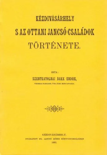 Prémium Kézdivásárhely s az ottani Jancsó családok története