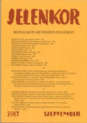 Jelenkor - Irodalmi és művészeti folyóirat - 2017. szeptember Kedvezmény