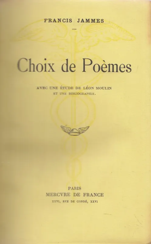 Choix de Poémes Végkiárusítás