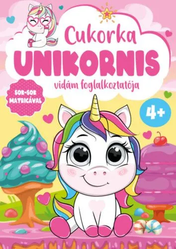 Kihagyhatatlan ajánlat Cukorka unikornis vidám foglalkoztatója