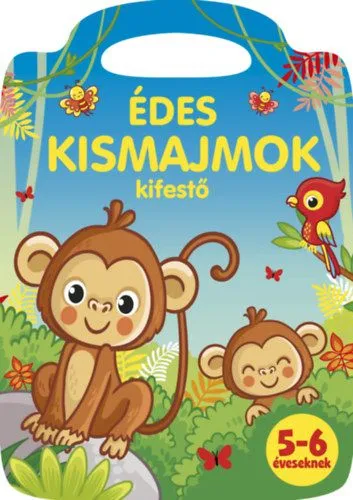 Édes kismajmok kifestő - 5-6 éveseknek Vedd meg online