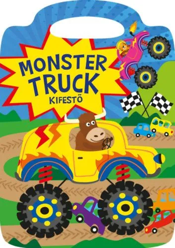 Újdonság Monster Truck kifestő