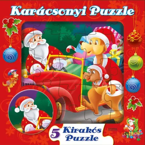 Karácsonyi puzzle - 5 kirakós puzzle mese Vásárlói kedvenc