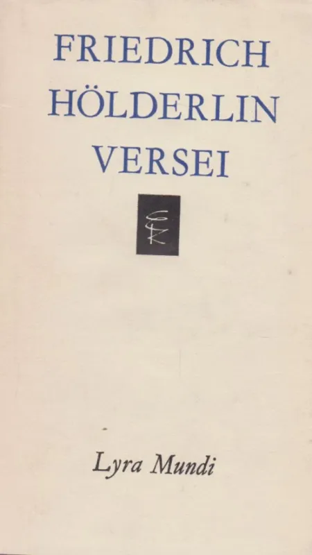Friedrich Hölderlin versei Szuper ajánlat