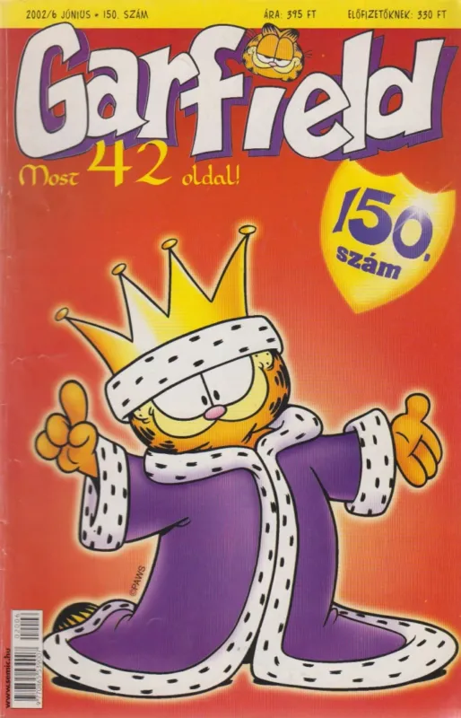 Utolsó esély Garfield 2002/6. 150. szám