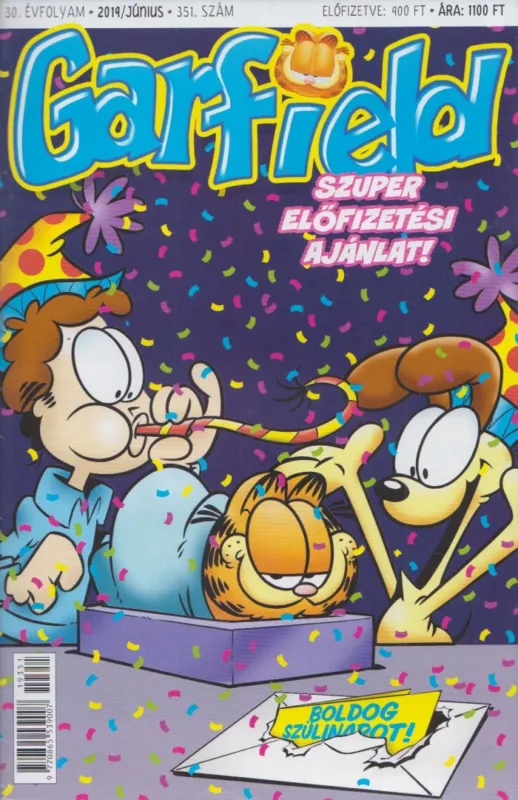 Garfield 2019. június 351. szám Bestseller