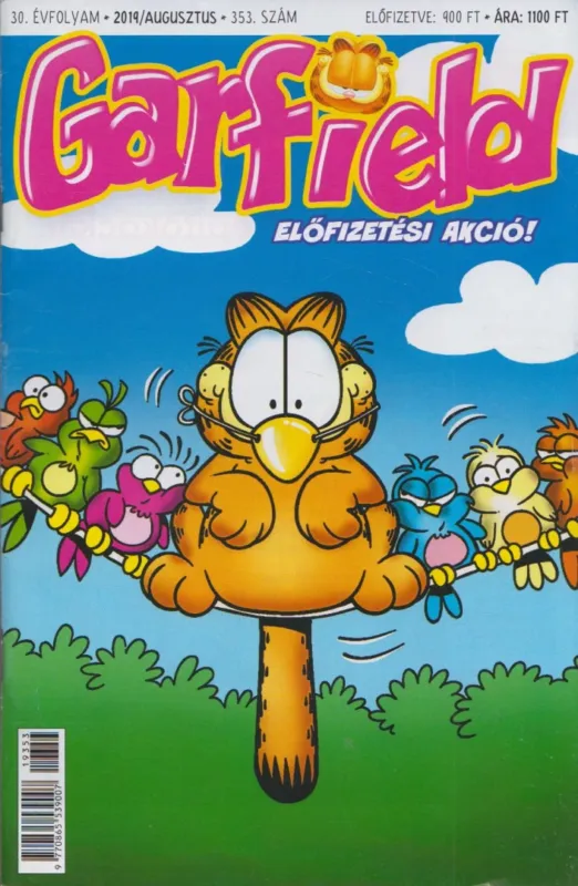 Garfield 2019. augusztus 353. szám Bestseller