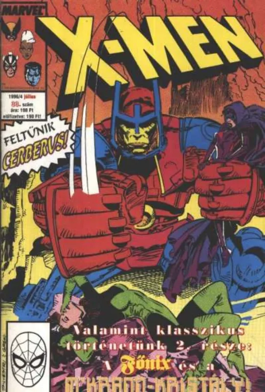 Alacsony ár X-Men 1996/4 július 33. szám