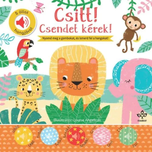 Csitt! Csendet kérek! - 5 állat hangjával Outlet