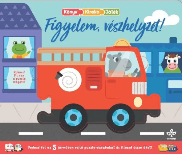 Akció Figyelem, vészhelyzet! - Fedezd fel az 5 járműben rejlő puzzle-darabokat és illeszd össze őket!