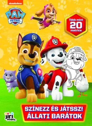 Bestseller Mancs Őrjárat - Állati barátok - Színezz és játssz!