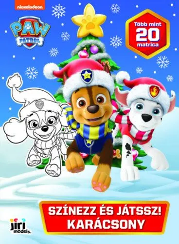Mancs Őrjárat - Karácsony - Színezz és játssz! Expressz kézbesítés