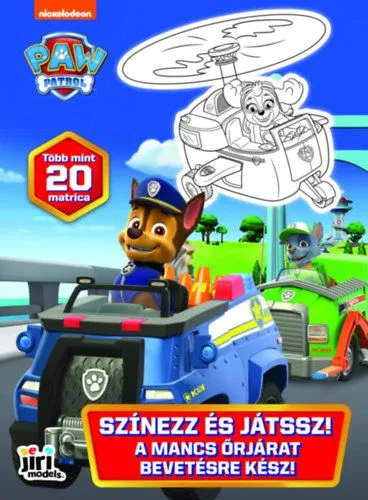 A Mancs Őrjárat bevetésre kész! - Színezz és játssz! Kiárusítás