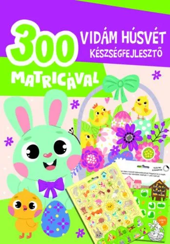 Szuper akció Vidám húsvét készségfejlesztő - 300 matricával