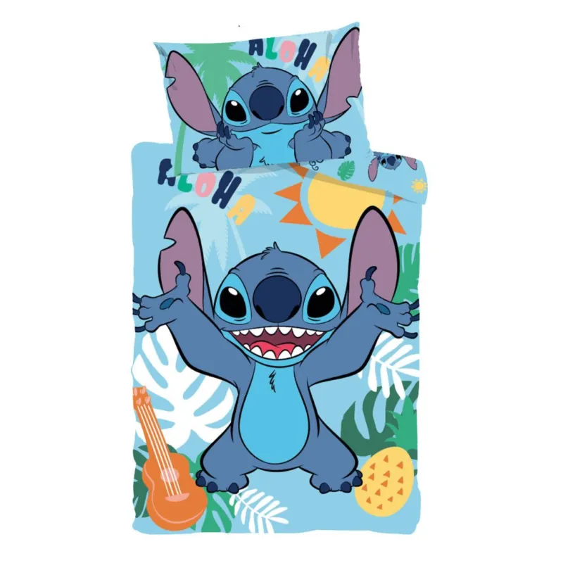 Disney Lilo és Stitch, A csillagkutya Tropical Paradise gyerek ágyneműhuzat 100×135 cm, 40×60 cm Legnépszerűbb