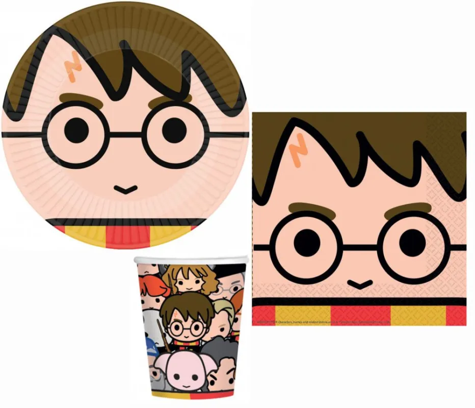 Biztonságos vásárlás Harry Potter Graphic party szett 32 db-os