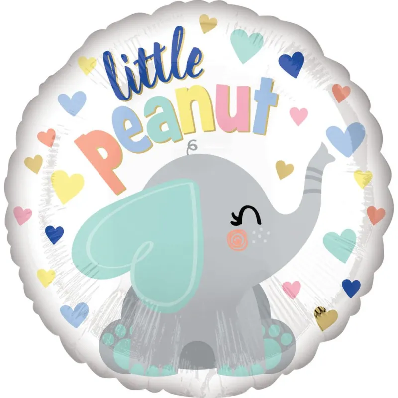 Azonnali szállítás Baby elefánt Little Peanut fólia lufi 43 cm