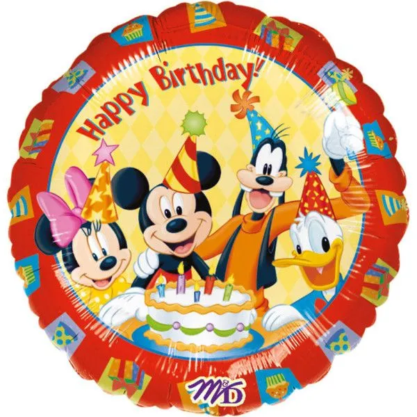 Disney Mickey Happy fólia lufi 43 cm Kihagyhatatlan ajánlat