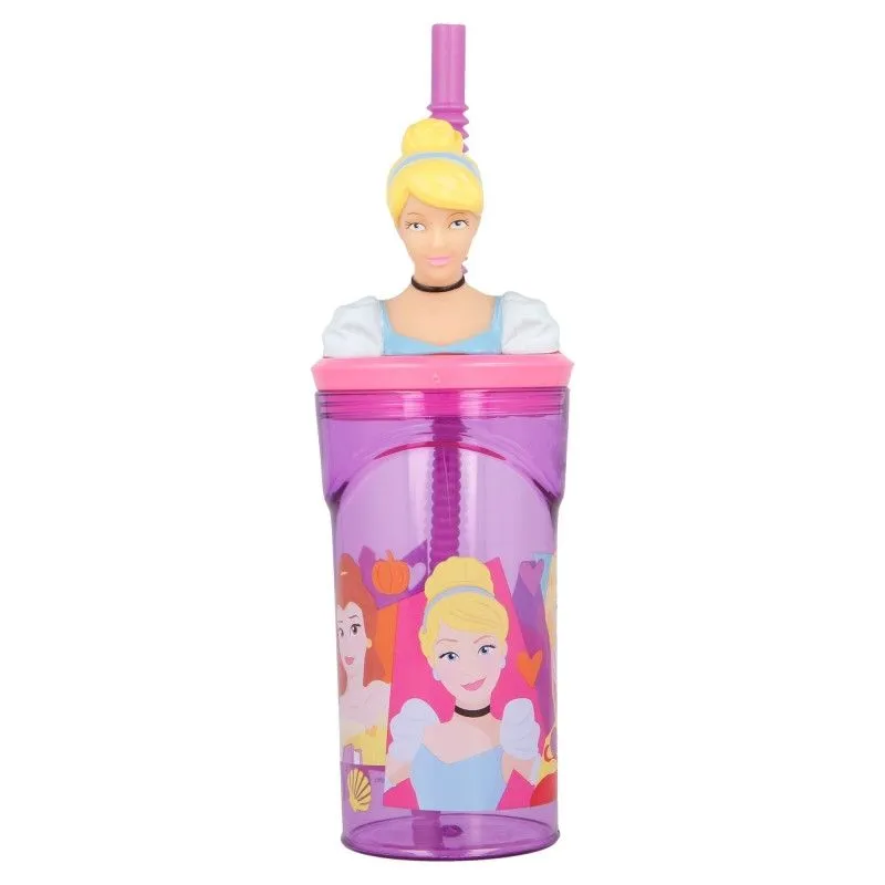 Disney Hercegnők Bright 3D Figurine szívószálas pohár 360 ml Ajánlat
