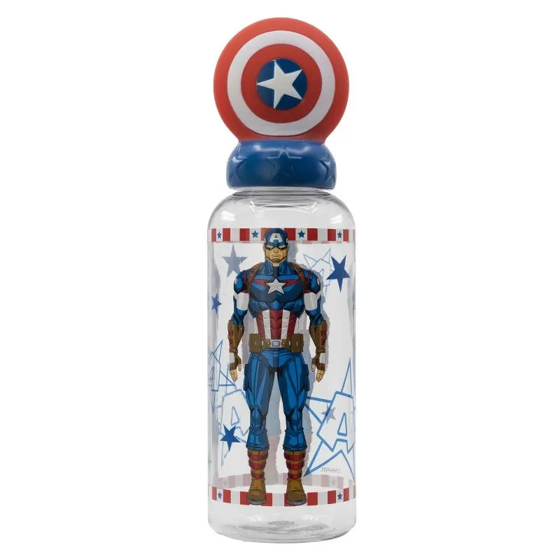 Azonnali szállítás Bosszúállók Invincible Force 3D Figurine műanyag kulacs 560 ml