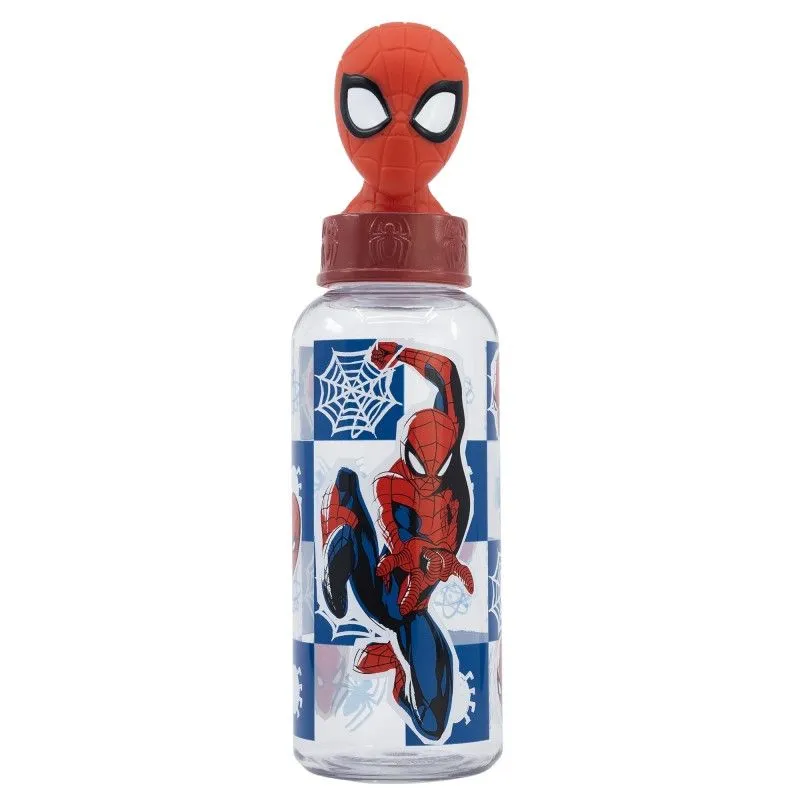 Vedd meg online Pókember Grid 3D Figurine műanyag kulacs 560 ml
