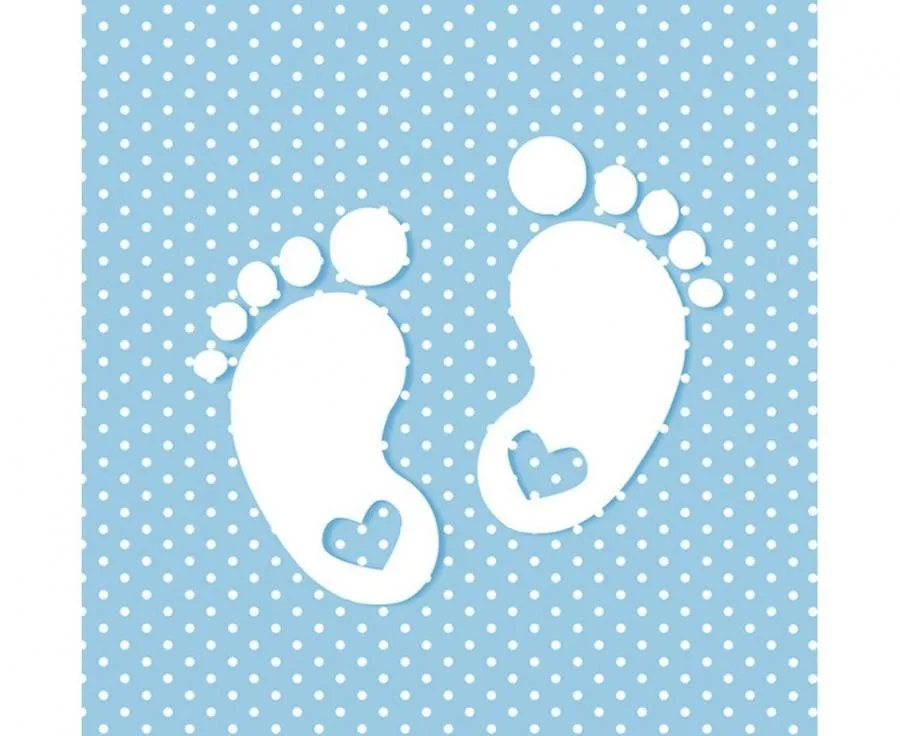 Expressz szállítás Baba Little Feet Blue szalvéta 20 db-os 33x33 cm