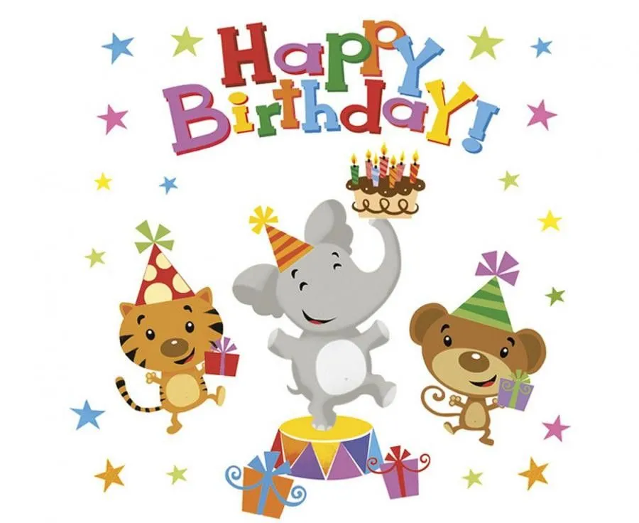 Ajánlat Happy Birthday Animals szalvéta 20 db-os 33x33 cm
