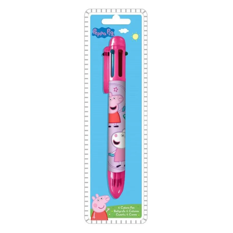 Peppa malac Pink 6 színű toll Újdonság