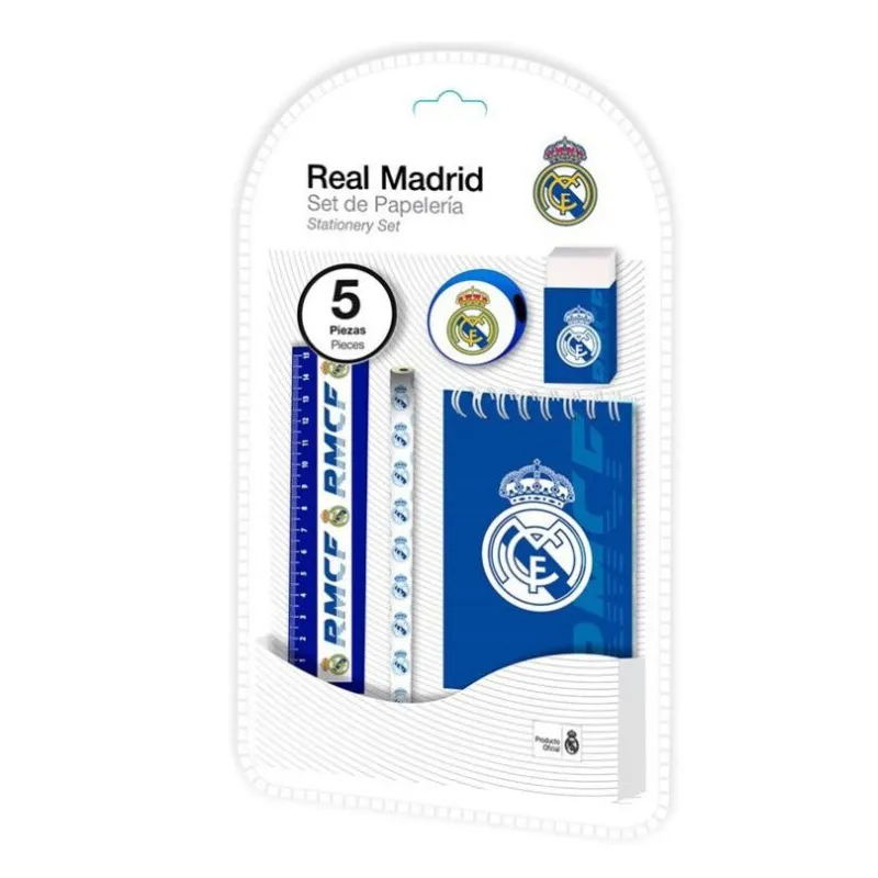 Real Madrid Emblem írószer szett 5 db-os Kedvezményes ár