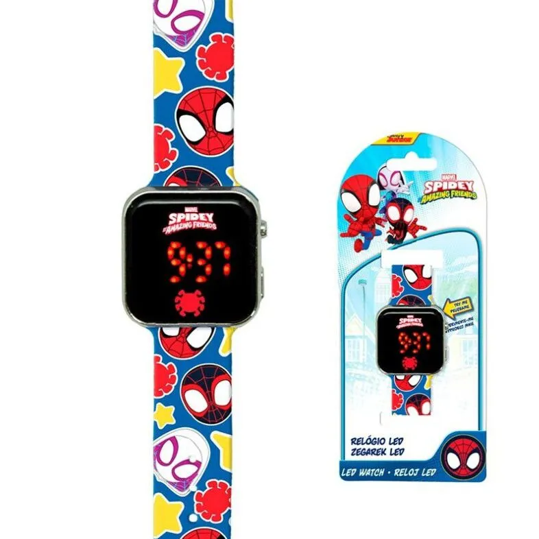Alacsony ár Pókember Spidey digitális LED karóra