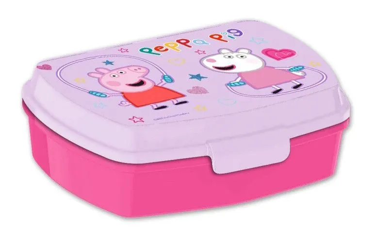 Peppa malac funny műanyag szendvicsdoboz Biztonságos vásárlás