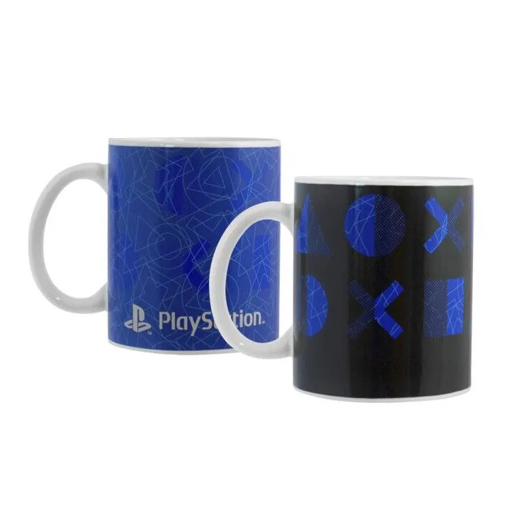 Ne maradj le PlayStation hőre változó porcelán bögre 325 ml