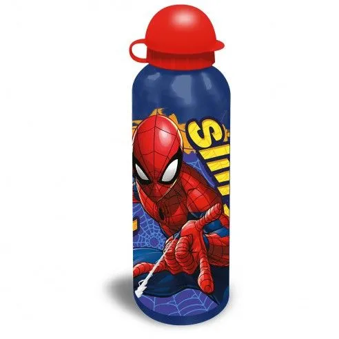 Pókember Web-Slinger alumínium kulacs 500 ml Azonnali szállítás