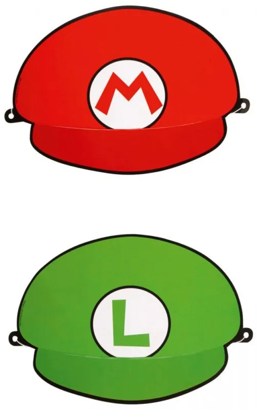 Super Mario Mushroom World Parti kalap 8 db-os Ajánlat