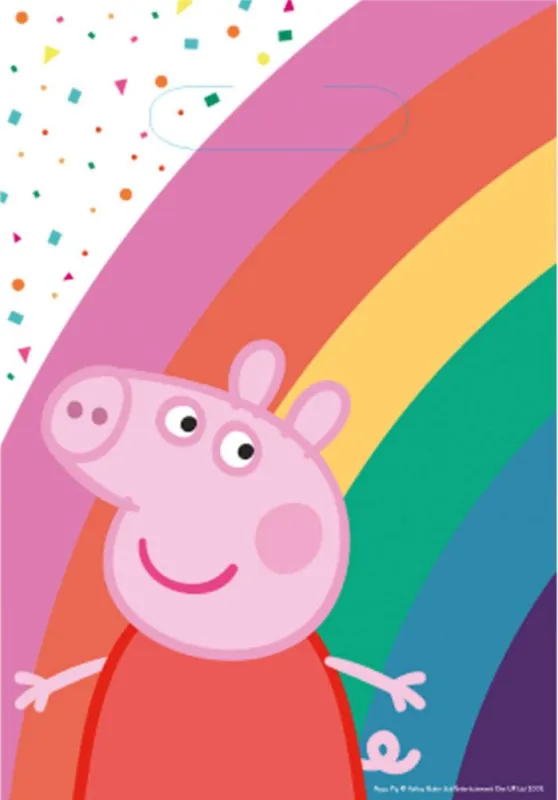 Vedd meg most Peppa malac Confetti ajándéktasak 8 db-os