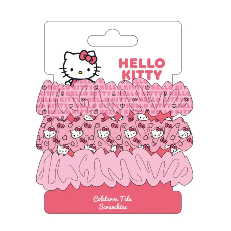Hello Kitty Scrunchie hajgumi szett 3 db-os Ajánlat