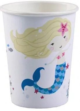 Sellő Shellebrate papír pohár 8 db-os 250 ml Vásárlói kedvenc