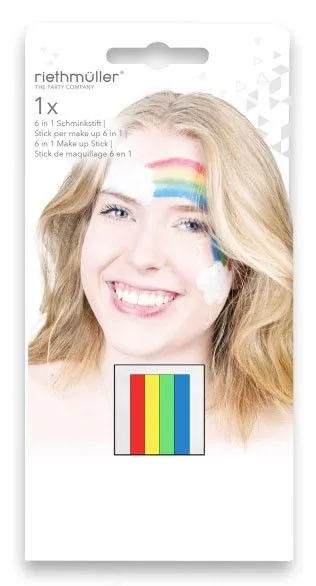 Biztonságos vásárlás Szivárvány arcfestő készlet