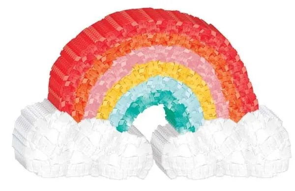 Retro Rainbow mini dekoráció 19 cm Biztonságos vásárlás