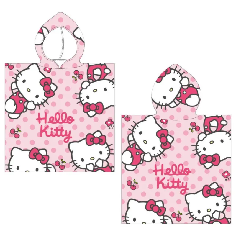 Hello Kitty strand törölköző poncsó 50x115 cm (Fast Dry) Legnépszerűbb