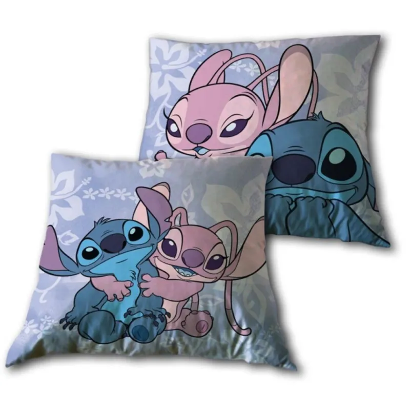 Újdonság Disney Lilo és Stitch, A csillagkutya Cutie párna, díszpárna 40x40 cm Velúr