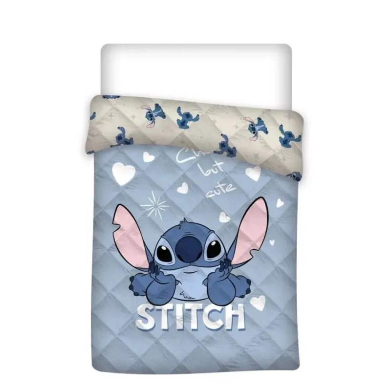 Disney Lilo és Stitch, A csillagkutya steppelt ágytakaró, paplan 140x200cm Korlátozott ajánlat