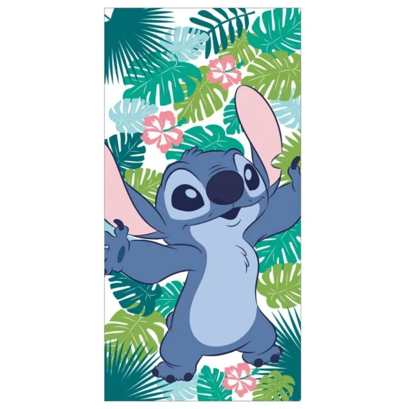 Disney Lilo és Stitch, A csillagkutya fürdőlepedő, strand törölköző 70x140cm (Fast Dry) Végkiárusítás