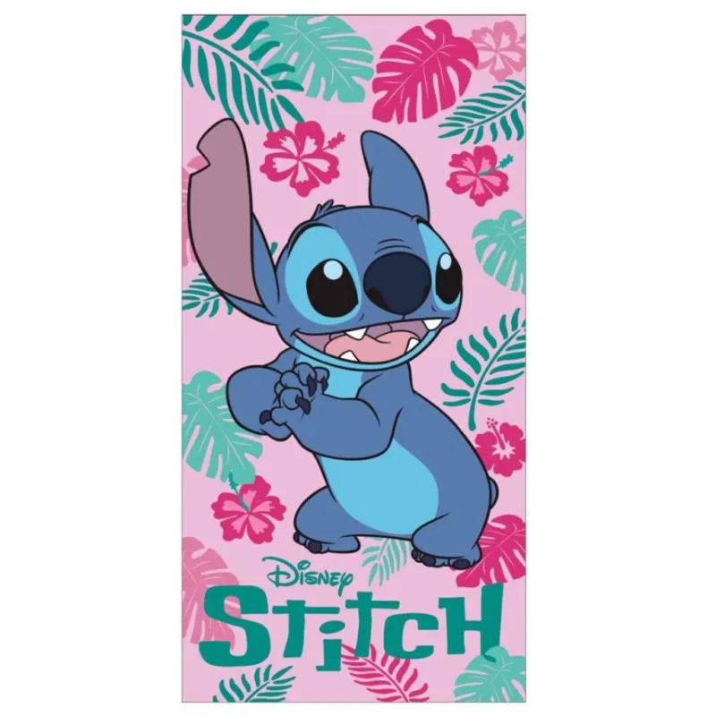 Disney Lilo és Stitch, A csillagkutya fürdőlepedő, strand törölköző 70x140cm (Fast Dry) Kedvezmény
