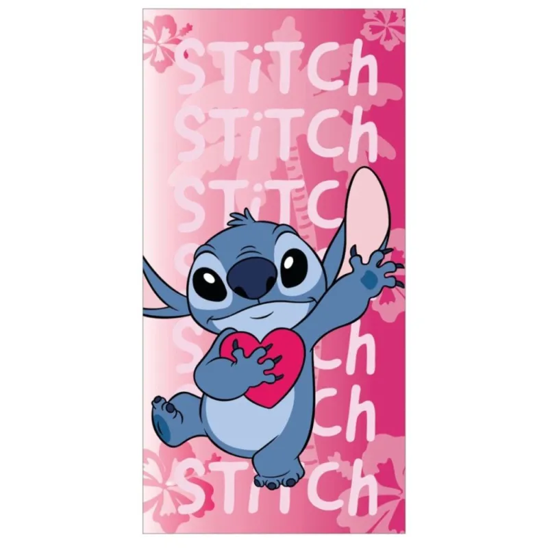 Disney Lilo és Stitch, A csillagkutya fürdőlepedő, strand törölköző 70x140cm (Fast Dry) Olcsóbb