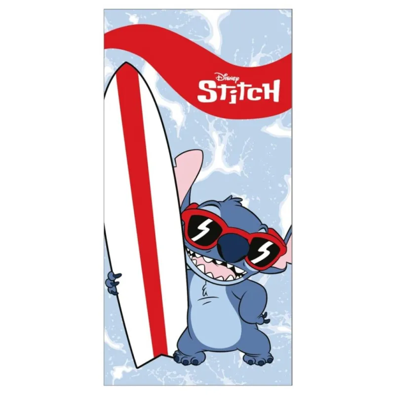 Disney Lilo és Stitch, A csillagkutya Surf fürdőlepedő, strand törölköző 70x140cm (Fast Dry) Árcsökkenés