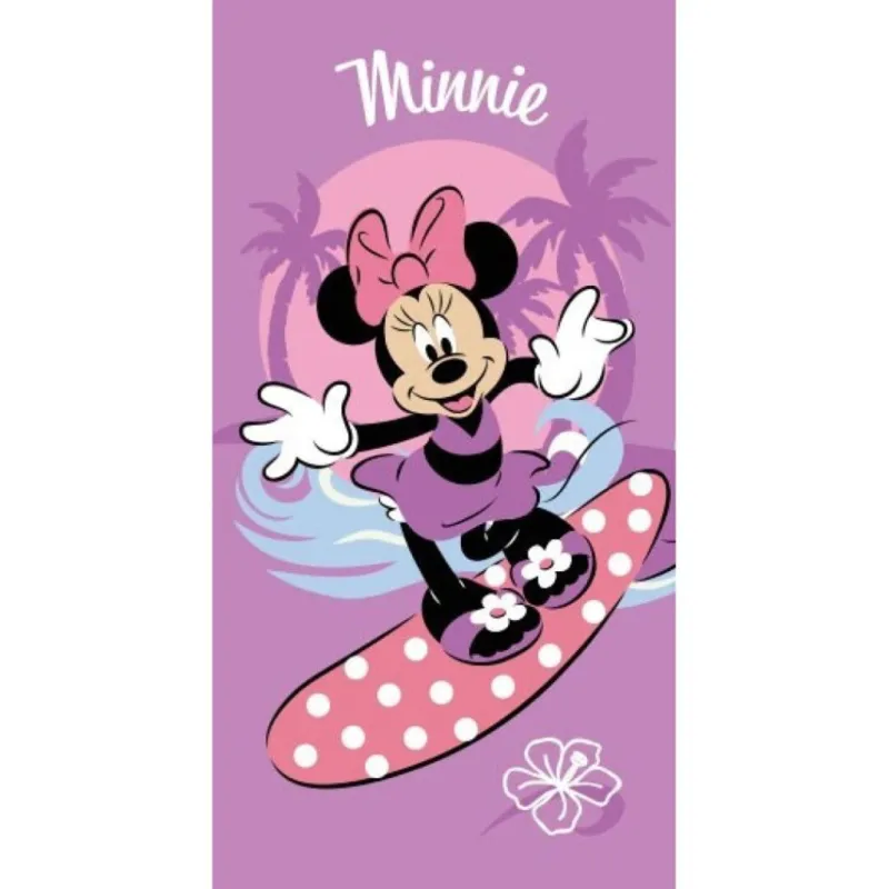 Disney Minnie Surf fürdőlepedő, strand törölköző 70x140cm (Fast Dry) Kihagyhatatlan ajánlat