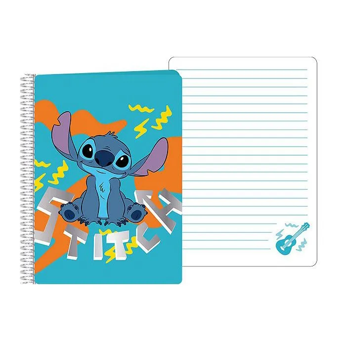 Disney Lilo és Stitch, A csillagkutya Blue spirál notesz, füzet A5 Gyors szállítás