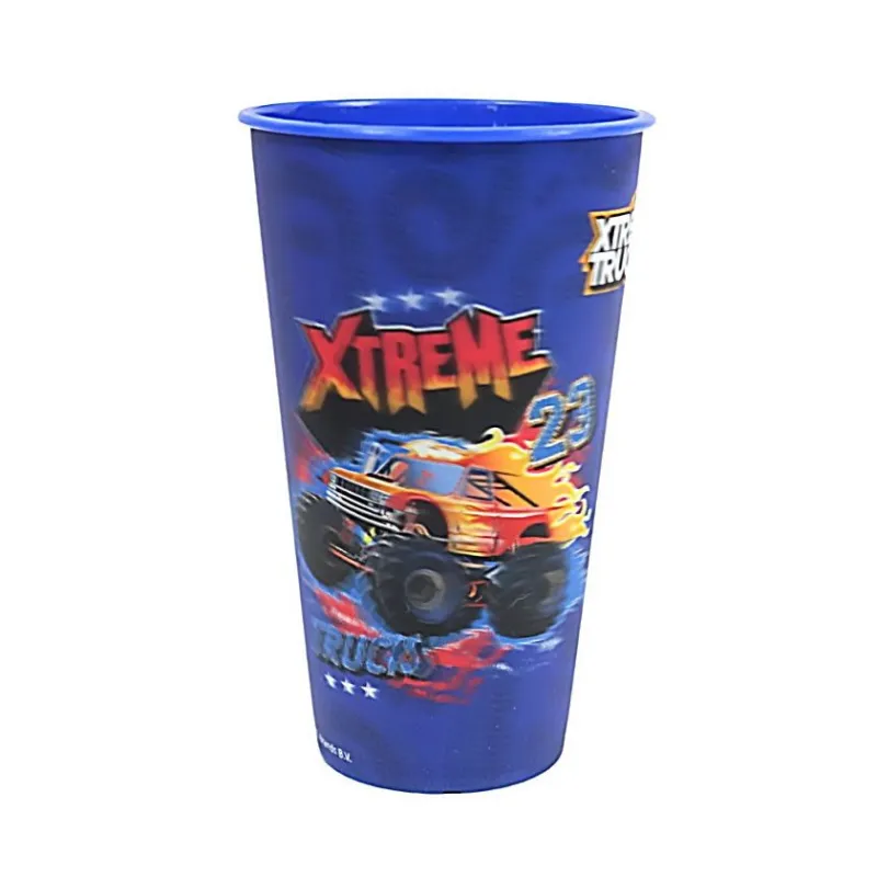 Csak ma Jármű Xtreme 3D hatású műanyag pohár 480 ml