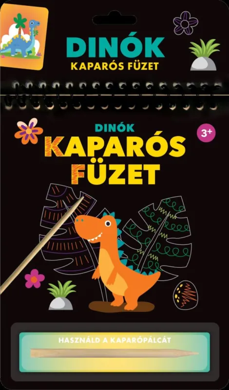 Akciós ár Kaparós füzet - Dinók